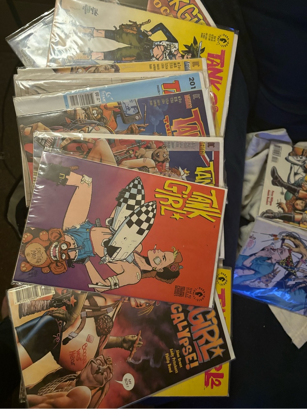 Tank Girl Comic Lot Vintage Deadline Appearance Issue 1988/Sealed VHS
